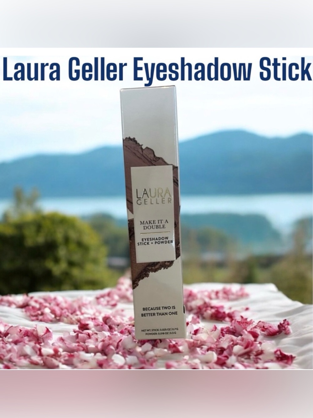 Laura Geller's dual eyeshadow stick and powder NWT